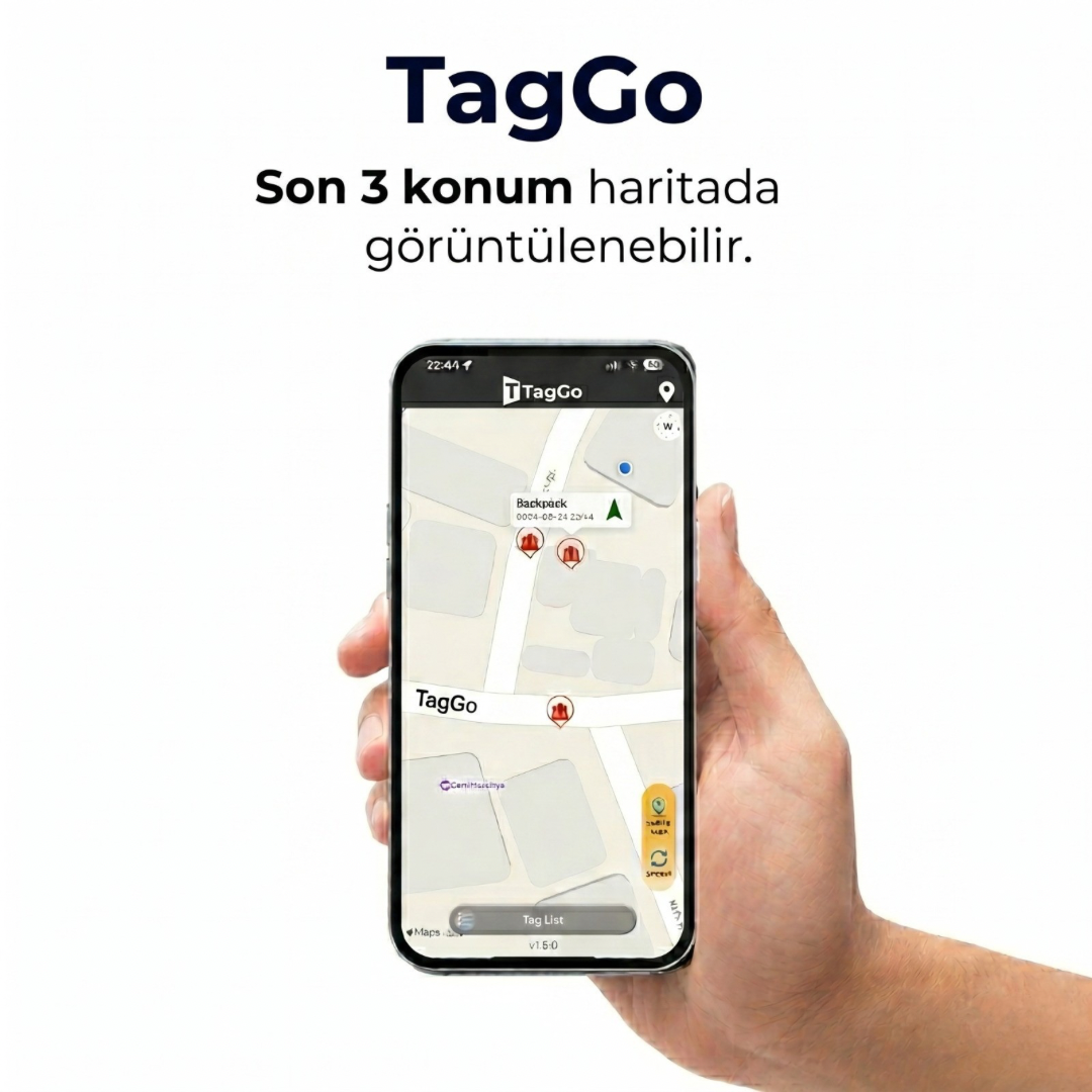 Taggo™ Pro Konum Geçmişli Takip Cihazı